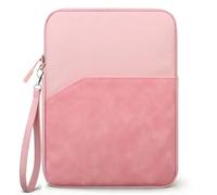 Lacdo Bolsa Blanda de Tableta Estuche para 11" iPad A16 2025, 11" iPad Air M4 M3 M2 2026-2024, 11" iPad Pro M5 M4, 10.9" 10.2" iPad, 10.9" iPad Air, 10.5" iPad Pro, iPad Air 3 2, Galaxy Tab A9+,Rosado