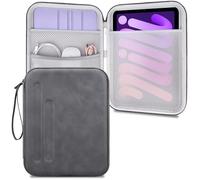 Lacdo Bolsa Blanda de Tableta Estuche para iPad Mini 7 (A17 Pro), iPad Mini 6 5 4 3 2, Samsung Galaxy Tab A7 Lite/Tab A9 8.7", Lenovo Tab M8, Huawei MediaPad M5, Estuche rígido Protector, Gris Oscuro