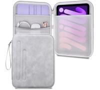 Lacdo Bolsa Blanda de Tableta Estuche para iPad Mini 7 (A17 Pro), iPad Mini 6 5 4 3 2, Samsung Galaxy Tab A7 Lite/Tab A9 8.7", Lenovo Tab M8, Huawei MediaPad M5, Estuche rígido Protector, Gris