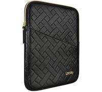 Lacdo Bolsa Blanda de Tableta para 11" iPad A16 2025, 11" iPad Air M4 M3 M2 2026-2024, 11" iPad Pro M5 M4, 10.9" 10.2" iPad, 10.9" iPad Air, 10.5" iPad Pro, iPad Air 3 2, Galaxy Tab A9+ Negro Elegante