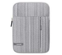 Lacdo Bolsa Blanda Tableta Estuche para 11" iPad A16 2025, 11" iPad Air M4 M3 M2, 11" iPad Pro M5 M4, 10.9" iPad, 10.9" iPad Air, 10.2" iPad, 10.5" iPad Pro, iPad Air 3 2, Galaxy Tab A9+, Gris Oscuro
