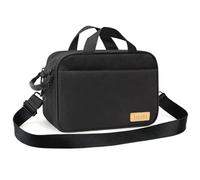 Lacdo Estuche de la Cámara para Canon Powershot SX540 SX530 SX60 SX420 HS, Nikon Coolpix L340 B500 B700 L330 L840, Panasonic LUMIX, Sony a6000 Cámara Digital y Accesorios, Bolso de Hombro, Negro