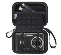 Lacdo Estuche de Transporte de Cámara para Kodak PIXPRO FZ45 / FZ55 / FZ53 / FZ43 16MP Digital Camera, Bolsa Trave de Almacenamiento de cámara de Video Batteries, Memory Card, Negro