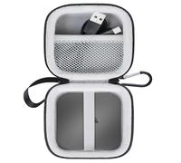 Lacdo Funda Disco Duro Externo para Corsair EX400U USB4 Portable SSD 1TB 2TB 4TB USB 3.2 Type-C Stato Solido Esterne Bolsa de Viaje Protectora Transporte Antigolpes, Negro+Gris