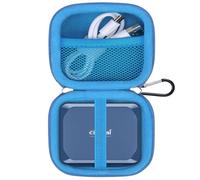 Lacdo Funda Disco Duro Externo para Crucial X10 / Crucial X9 / X9 Pro / X10 Pro Portable SSD 1TB 2TB 4TB 6TB 8TB Unidad de Estado Sólido Externa, EVA Bolsa de Almacenamiento, Azul