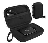 Lacdo Funda Disco Duro Externo para Crucial X9 / X10 / X10 Pro / X9 Pro 1TB 2TB 4TB 6TB 8TB SSD Externo Portátil, Estuche para SSD Crucial, Antichoque & Repelente al Agua, Bolso de Viaje, Negro
