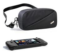 Lacdo Funda para Transportar para Nintendo Switch 2 / Steam Deck OLED/ROG Xbox Ally X Bolsa de Almacenamiento Portátil, Steamdeck Case Switch 2 Adecuado Consola & Accesorios, Negro