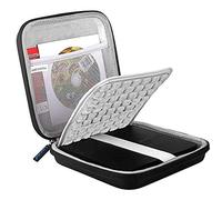 Lacdo Funda Protectora Estuche Antigolpes de CD DVD Disco Duro Externo para Burner Player Writer BLU-Ray Apple USB SuperDive/ASUS/HP/LG/DELL Bolsa Estuche de Transporte Portátil Protectora, Negro