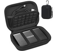 Lacdo Fundas para Discos Duros Externos para Maxone Ultra Slim Portable External Hard Drive HDD 500GB 160GB 250GB 320GB 500GB 750GB 1TB USB 3.0 EVA Bolsa de Almacenamiento Protectora Antichoque, Negro