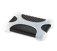 Lacdo Silicone Fundas para Discos Duros Externos para Seagate Portable/Game Drive, WD Elements/My Passport, Toshiba Canvio Basics/Flex Disco Duro Externo Portátil 1TB 2TB HDD Protector, Blanco