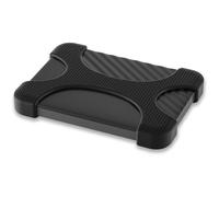 Lacdo Silicone Fundas para Discos Duros Externos para Seagate Portable, WD Elements/My Passport, Toshiba Canvio Basics/Flex Disco Duro Externo Portátil 1TB 2TB 2.5 Pulgada HDD Protector, Negro