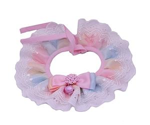 Lace Cute Cats Bandana Collar Rainbow Jewelry Dog Bibs Bows Pet Necklace Cute Kitty Puppy Accessories for Gifts