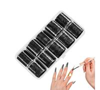 Lace Nail Foil - Floral Transfer Stickers, Ten Roll Pack with Strong Adhesive, Ultra Thin Decorative Film, Elegant Manicure Design, for Home Salon Travel Women Girls Beginners
