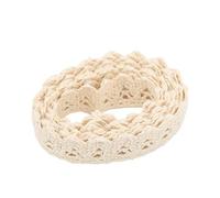 Lace Ribbon Cotton Thread 20 Yards Beige Decorative Accessories DIY Clothing Gift Decoration