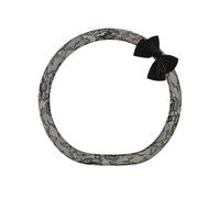 Lace Steering Wheel Cover 15 Inch Anti Slip Bow Design Car Protector