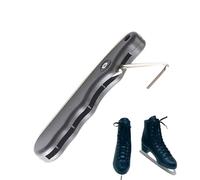 Lace Tightener For Ice Skates - PP Metal | Folding Skate Lace Tightening Tool, Professional Shoe Hook Accessory | Ice Hockey Skates, Hiking Shoes, Cycling Shoes, Sports Shoe For Men and Women