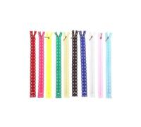 Lace Zipper No 3,Nylon Sewing Zippers 10Pcs Mixed Style Elegant Lace Shape DIY Clothing Accessories 25cm Length for DIY Sewing Dress Tailor Craft Bed Bag