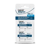 LACER ALIGNER - Cera para Brackets Ortodoncia Pack 14 Barras - Protección contra Rozaduras - Alivio de Irritaciones en Encías, Lengua y Mucosa Oral - Fácil Aplicación - Uso Diario Seguro