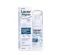 LACER ALIGNER - Espuma Limpiadora Profunda para Portadores de Alineadores Invisibles y Otras Ortodoncias 50 ml, Elimina Placa y Olores, Higiene Diaria, Mantiene los Alineadores Limpios y Transparentes
