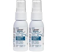 LACER ALIGNER - Spray Bucal para Ortodoncia Invisible y Alineadores 30 ml, Frescor Prolongado, Anticaries y Antiplaca, Protege las Encías, Uso Rápido sin Aclarado, Sin Gluten Ni Alcohol (Paquete de 2)
