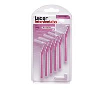 LACER - Cepillo Interdental Angular Ultrafino 6 Unidade, Mango Angulado, Máxima Eficacia, Filamentos Tynex, Previene y Elimina la Placa Bacteriana, Cerdas Suaves