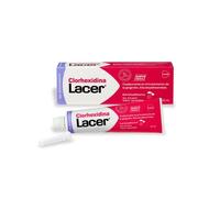 LACER CLORHEXIDINA, Gel Bioadhesivo Antiséptico Tratamiento Coayudante de Gingivitis y Periodontitis Pre y Post Implantología y Cirugía Periodontal, Sabor Agradable, sin Gluten, 50 ml