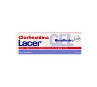 LACER CLORHEXIDINA, Gel Bioadhesivo Antiséptico Tratamiento Coayudante de Gingivitis y Periodontitis Pre y Post Implantología y Cirugía Periodontal, Sabor Agradable, sin Gluten, 50 ml