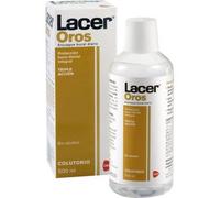 Lacer Colutorio Oros 500 ml - Para Afecciones Bucales con Flúor y Triclosán