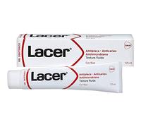LACER Gel dentífrico textura fluida antiplaca-anticaries-antimicrobiano con flúor tubo 125 ml