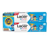 Lacer Infantil Pack Gel Dental Fresa 2x75ml + Figura Sonic