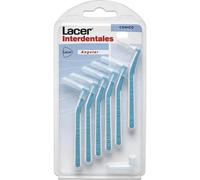 LACER - Cepillo Interdental Angular Cónico Pack 6 Unidades, Mango Angulado, Máxima Eficacia, Filamentos Tynex, Elimina la Placa Bacteriana