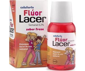 Lacer Júnior Colutorio Semanal Flúor Fresa 100ml