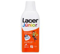 Lacer Junior Enjuague Bucal Diario con Flúor Sabor Fresa 500 ml