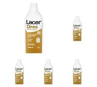 LACER OROS - Colutorio 1000 ml, Enjuague Bucal, Protección Bucodental Integral, Triple Acción, Previene el Sangrado, Reduce la Sensibilidad Dental, Protege Contra la Caries (Paquete de 5)