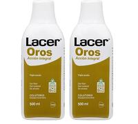 LACER OROS - Colutorio 500 ml, Enjuague Bucal, Protección Bucodental Integral, Triple Acción, Previene el Sangrado, Reduce la Sensibilidad Dental, Protege Contra la Caries (Paquete de 2)