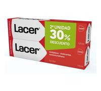 Lacer Pasta dental Acción antiplaca, anticaries y antimicrobiana Duplo 2 x 125 ml