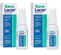 Lacer XERO - Spray Dental 30 ml, Alivio de la Sequedad Oral, Refresca la Boca, Remineraliza el Esmalte, Refuerza las Encías, Reequilibra la Flora Bacteriana (Paquete de 2)
