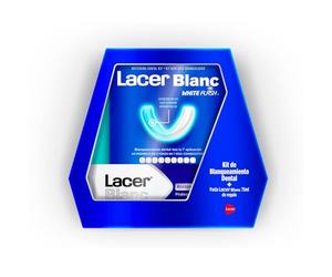 LACERBLANC - Kit Blanqueador + Pasta de Dientes Sabor Menta 75ml, Elimina las Manchas Dentales, Acción Blanqueadora de Efecto Inmediato, 10 Usos