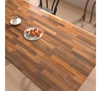 LaCheery Papel Adhesivo para Muebles Marrón Vinilo Encimera Cocina Madera Oscuro 40cm x 700cm Vinilo Adhesivo Muebles Cocina Lavable Rollo Revestimiento Pared Decorativo para Mesa Dormitorio Baño