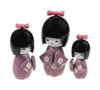 lachineuse 3 Pulgadas Kokeshi Japonesa - Tono Púrpura