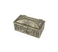 lachineuse - Caja de Acero Figura de ISIS alada - 9 x 5 x 4,2 cm - Decoración del Antiguo Egipto - Joyero, Llaves, Reloj - Idea de Regalo Decorativa - Cofre de Almacenamiento faraón - Color Metal