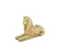 Lachineuse - Candelabro Esfinge Egipcia - Objeto Decoración Interior - Busto Bronce - Portavelas de Giza - Idea de Regalo Original