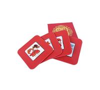 Lachineuse - Estuche de 4 Posavasos de Cristal, Modelo asiático