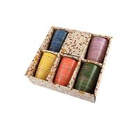 lachineuse - Juego de 5 vasos de cerámica japonesa - Colores azul, amarillo, naranja, verde y malva - Vajilla japonesa de diseño zen - Taza para té, café y bebidas - Regalo asiático de China y Japón