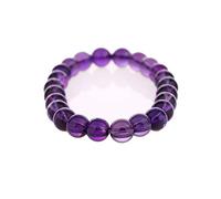 lachineuse - Pulsera Amatista - Positividad y Riqueza - Talla Unica - con su Caja de Regalo