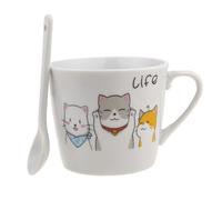 lachineuse taza gato Happy - Los 3 gatos - Colección Life - Capacidad: