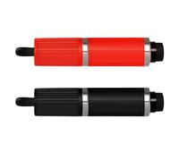 LACHT 2 Piezas Rompe Cristales y Cinturones,2 en 1 Rompe Cristales Coche, Accesorios Coche Supervivencia para Coches, Autobuses,Taxi y Otros Vehículos(Negro+Rojo)