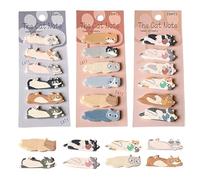 LACHT 3 Paquetes 540 Piezas Kawaii Cat Memo Pad Notas Adhesivas, Hojas Mini Notas Adhesivas, Marcadores De Página Marcapáginas Adhesivo Para Amantes De Los Gatos Suministros