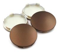 LACHT 4 Pcs Tapas Para Llantas Universales De 60 Mm, Centro De Rueda Tapa Buje Tapabujes Tapas Centrales De Rueda Tapones De Rueda Negro Reemplazo Compatible Con Vw Y Audi Duradero (Cobre Intenso)