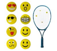 LACHT 8 Piezas Antivibrador Raqueta Tenis, Amortiguador Raqueta Tenis De Silicona, Divertido Amortiguador De Vibración Tenis Para Jugadores De Tenis, Accesorios Tenis Para Raqueta Bádminton Squash.